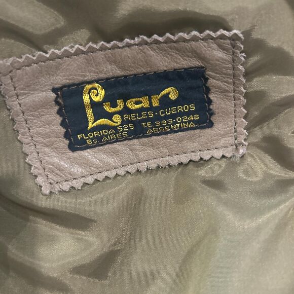 Luar Men's Tan and Brown Jacket - Picture 3 of 3